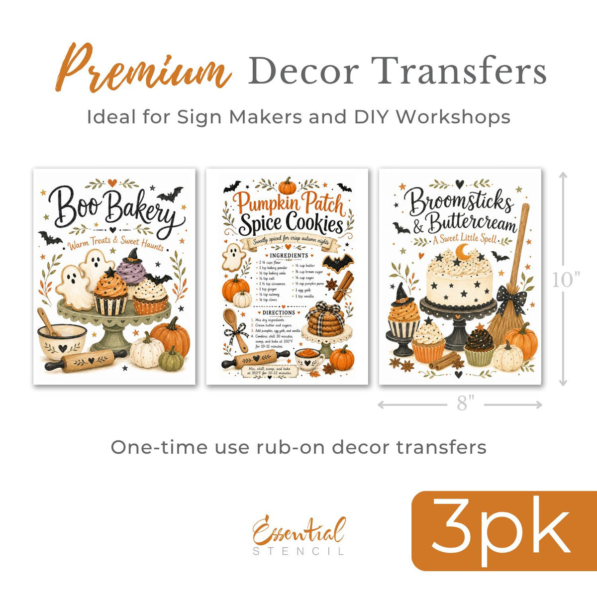 Boo Bakery Transfer Set
