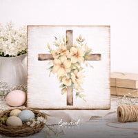 Floral Crosses Rub-On Transfer Set-Rub-on Transfer-Essential Stencil