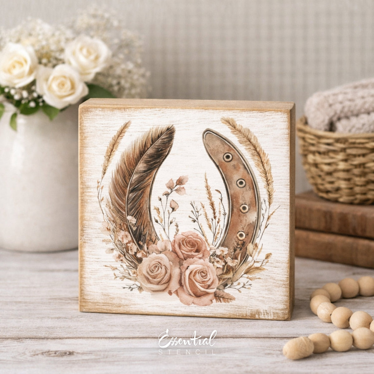 Wild Rose Ranch Rub-On Transfer Set-Rub-on Transfer-Essential Stencil