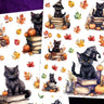 Fall Black Cats