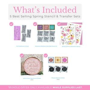 Springtime Best Seller Bundle-Spring-Essential Stencil