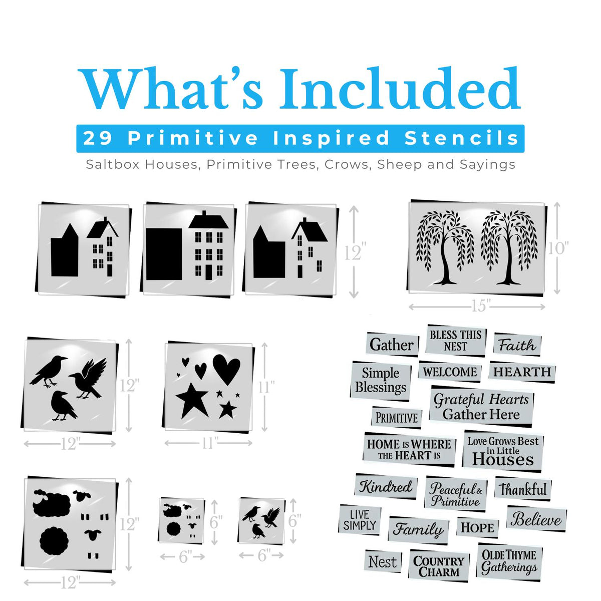 Primitive 2025 Stencil Bundle-Bundle-Essential Stencil