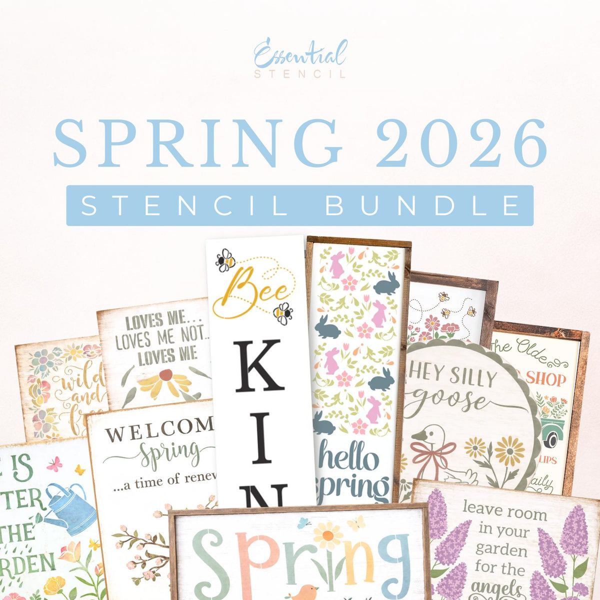 Spring 2026 Bundle-Bundle-Essential Stencil