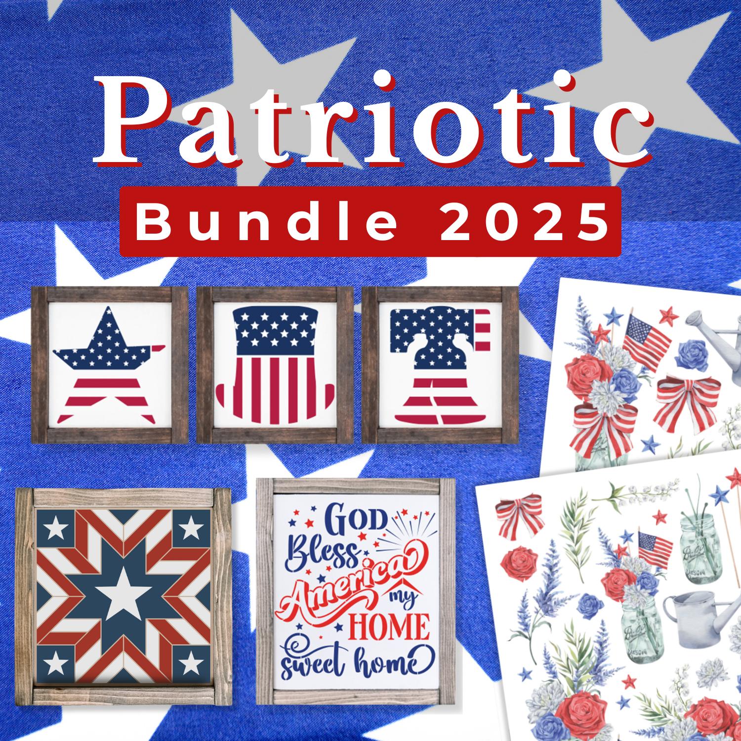 Patriotic 2025 Bundle-Patriotic-Essential Stencil
