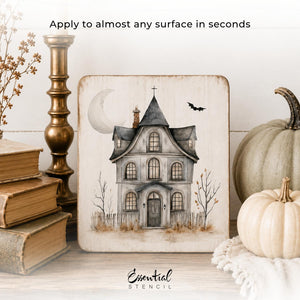 Ghostwood Cottage Transfer Set-Rub-on Transfer-Essential Stencil