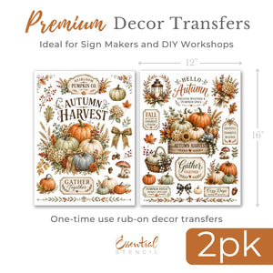 Heirloom Harvest Market Transfer Set-Rub-on Transfer-Essential Stencil