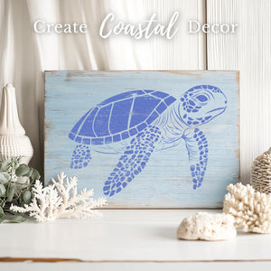 Sea Turtle Stencil-Stencils & Die Cuts-Essential Stencil