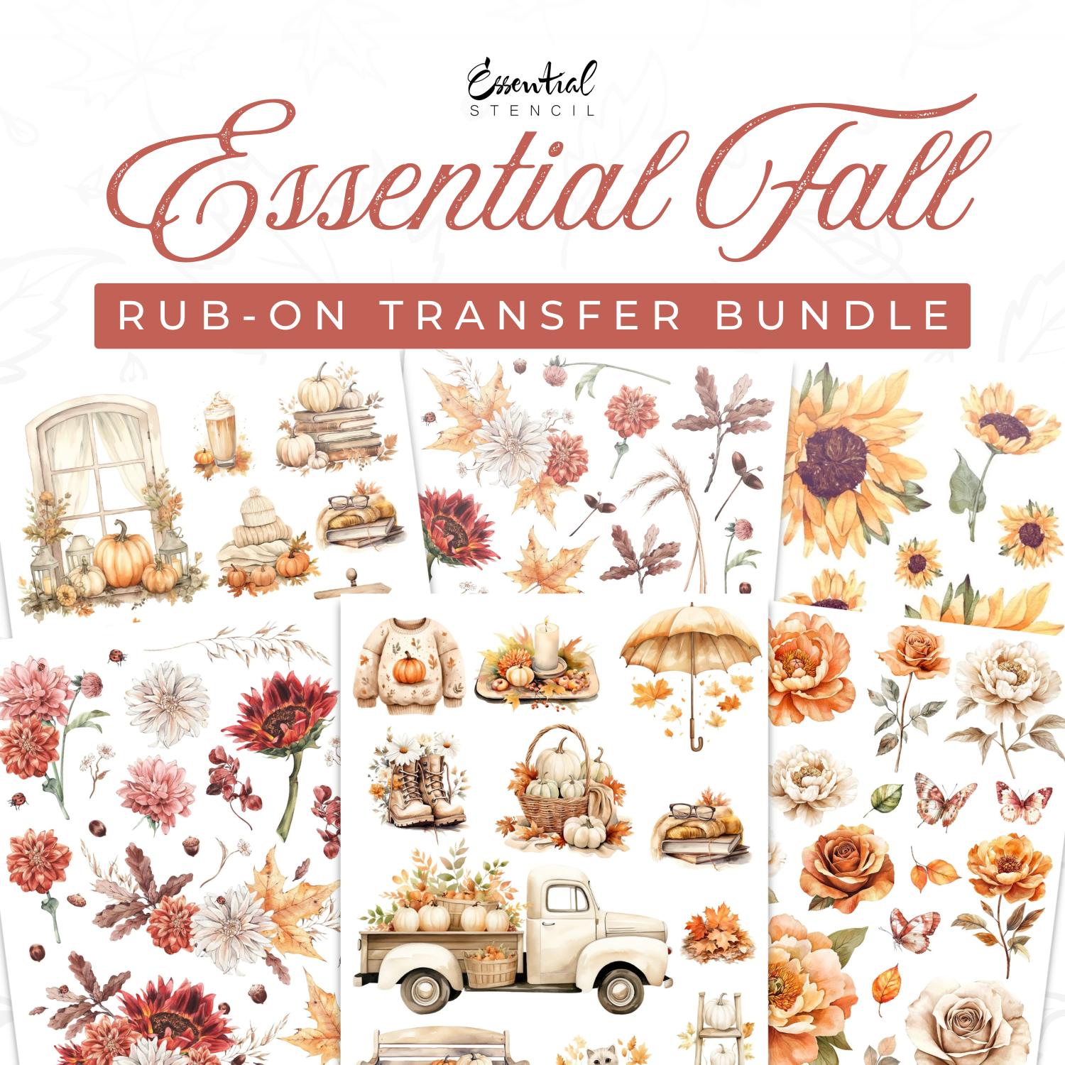 Essential Fall Transfer Bundle-Bundle-Essential Stencil