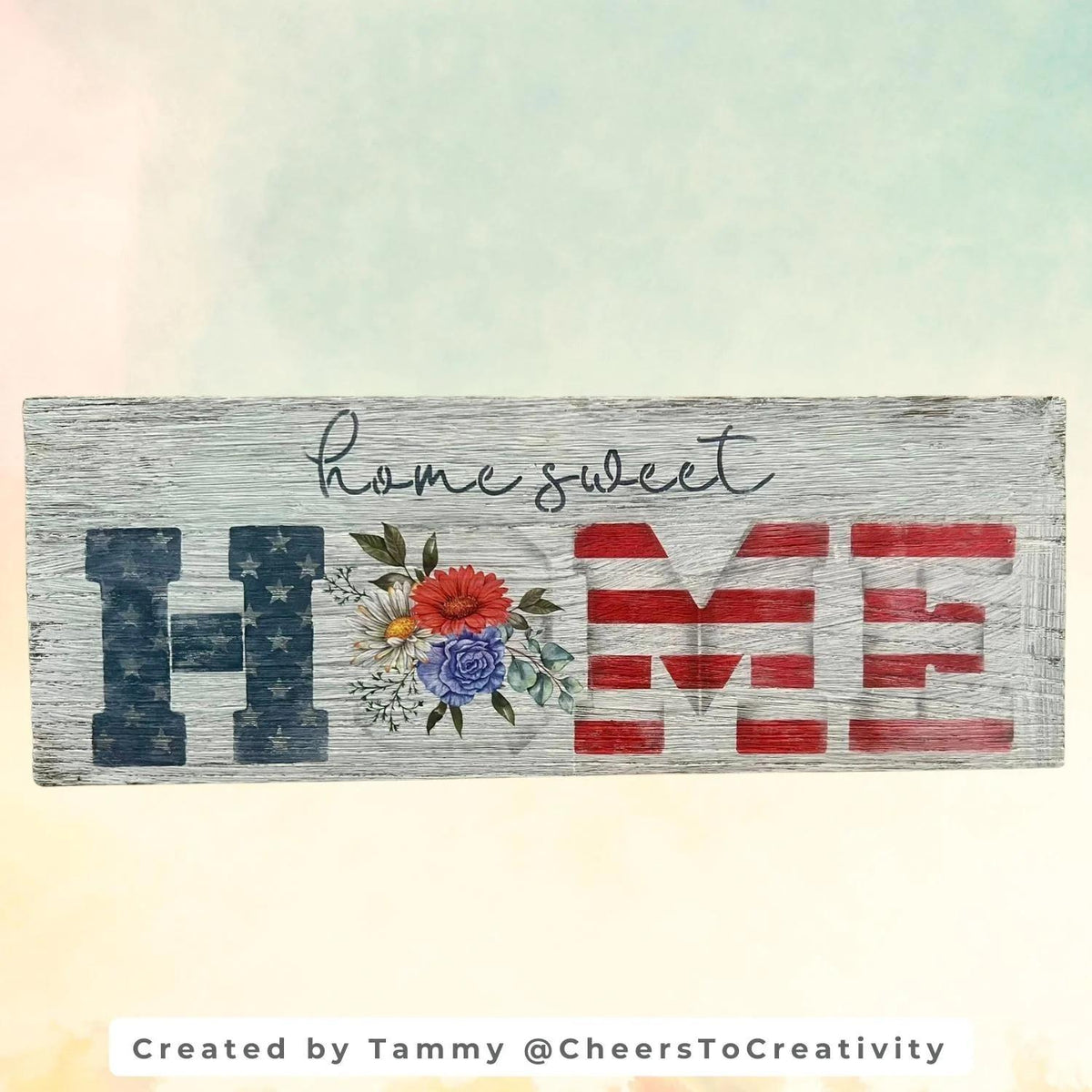 Patriotic Home Sweet Home Project Bundle-Patriotic-Essential Stencil