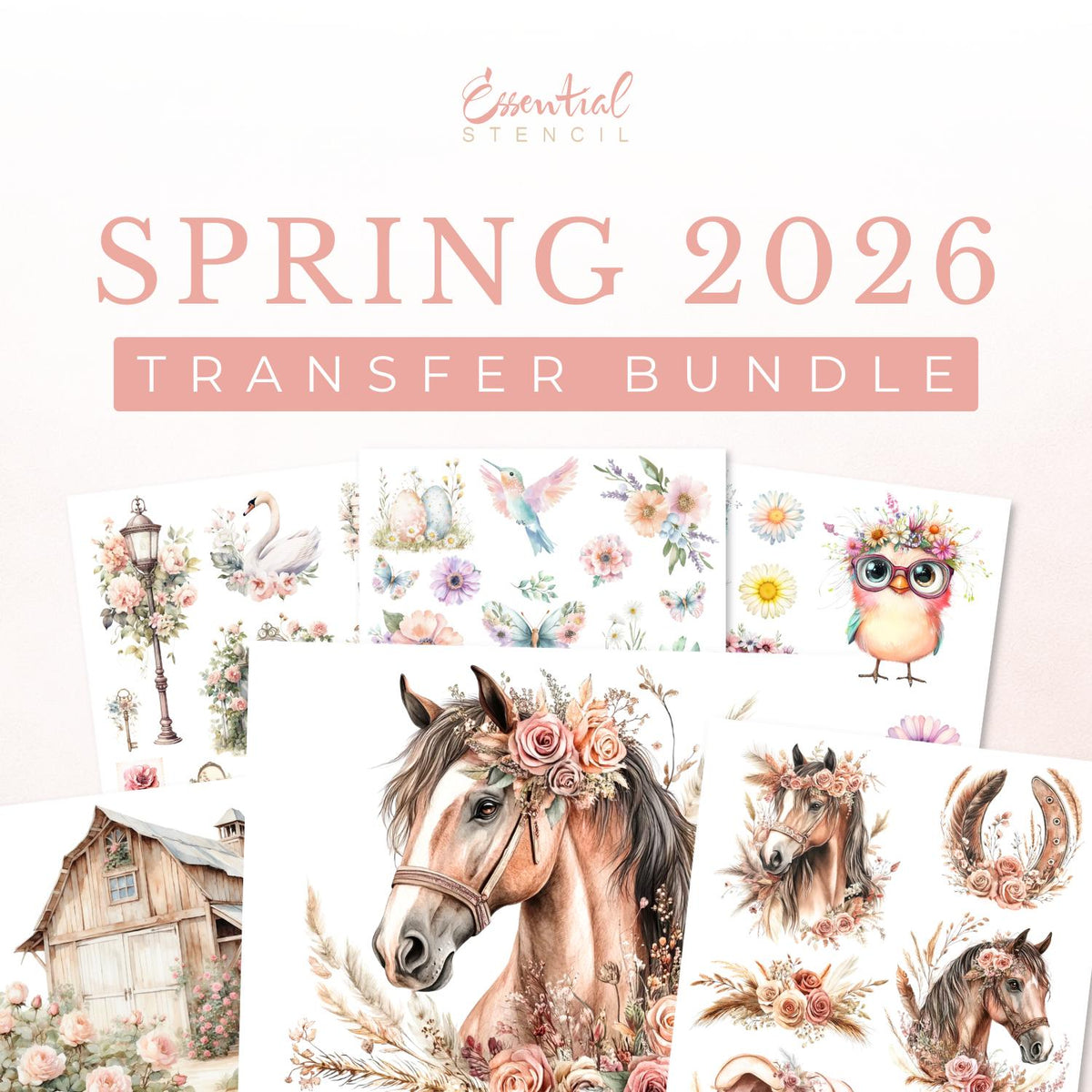 Spring 2026 Bundle-Bundle-Essential Stencil