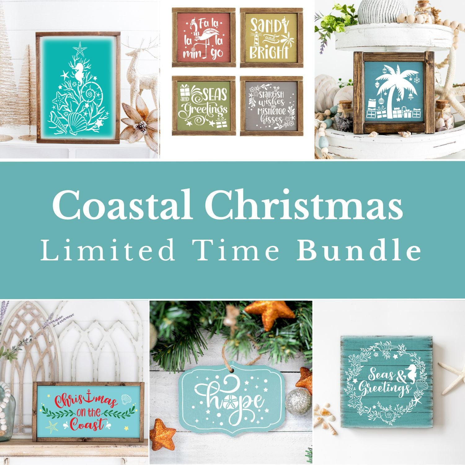 Coastal Christmas 2023 Bundle - Limited Time Offer-Pattern-Essential Stencil