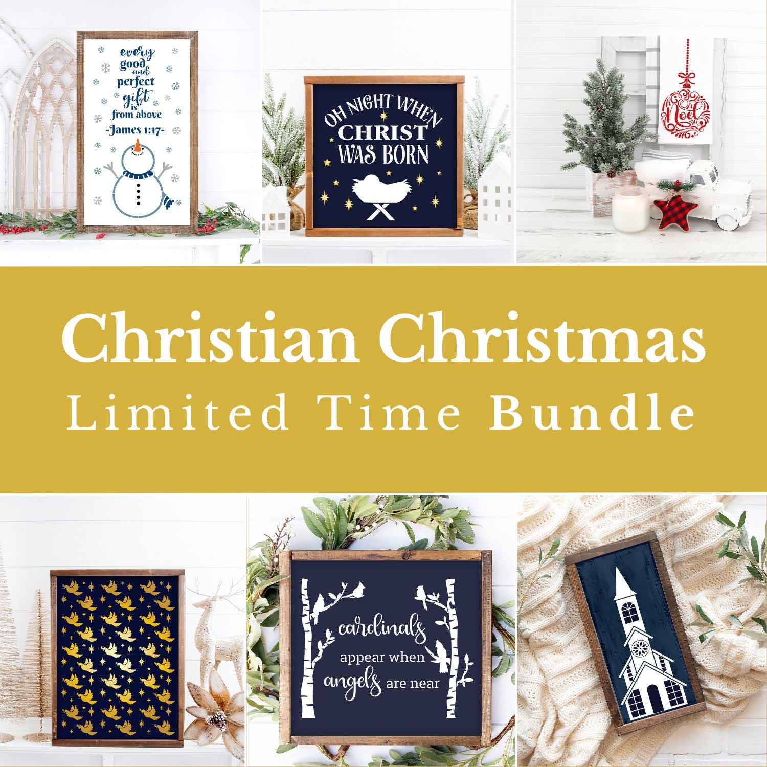 Christian Christmas 2023 Bundle - Limited Time Offer-Pattern-Essential Stencil