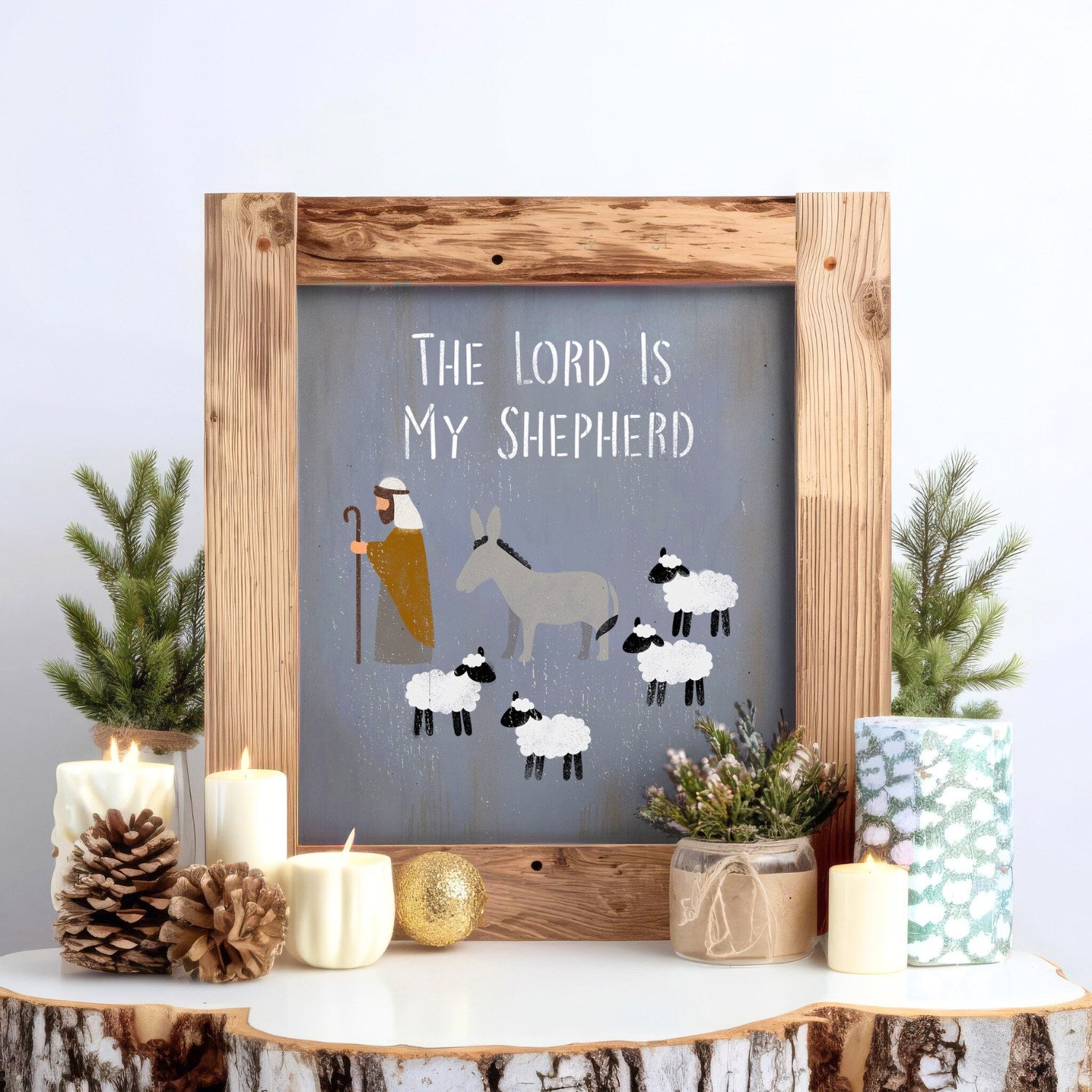 Shepherd & Stable Animals Stencil-Christmas-Essential Stencil