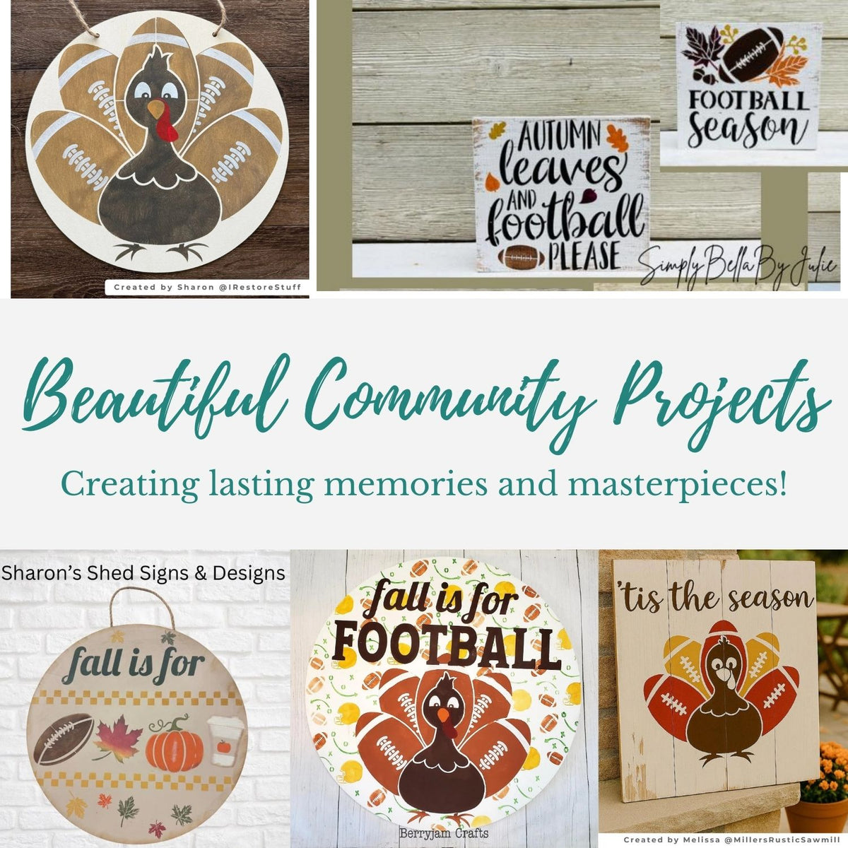 Game Day Football Craft Bundle-Bundle-Essential Stencil