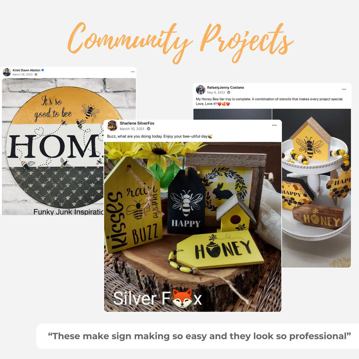 Buzzing Honeybees Bundle-Spring-Essential Stencil