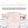Essential Mother Stencil Bundle