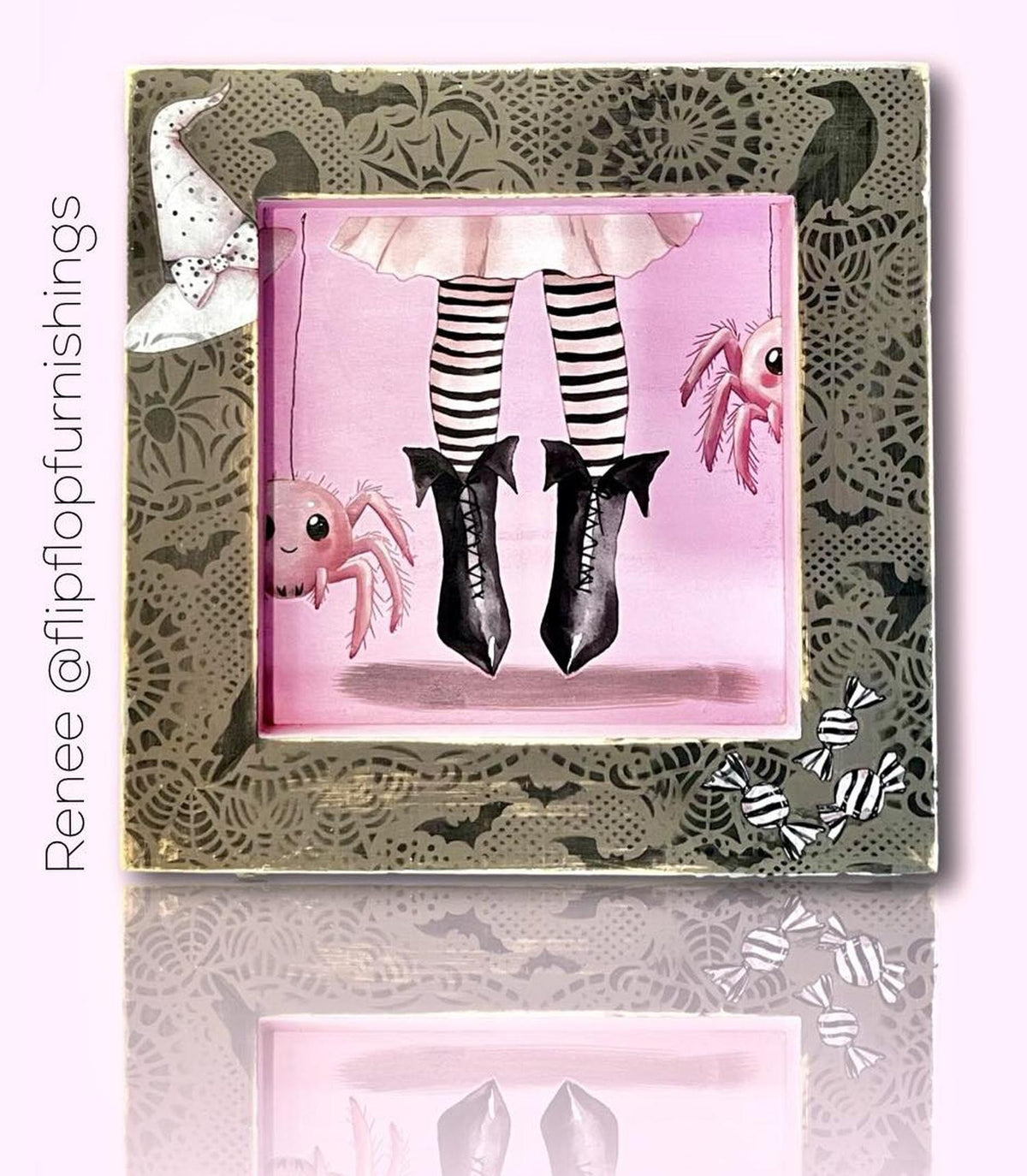 Spooky for a Cause Rub-on Transfer-Rub-on Transfer-Essential Stencil