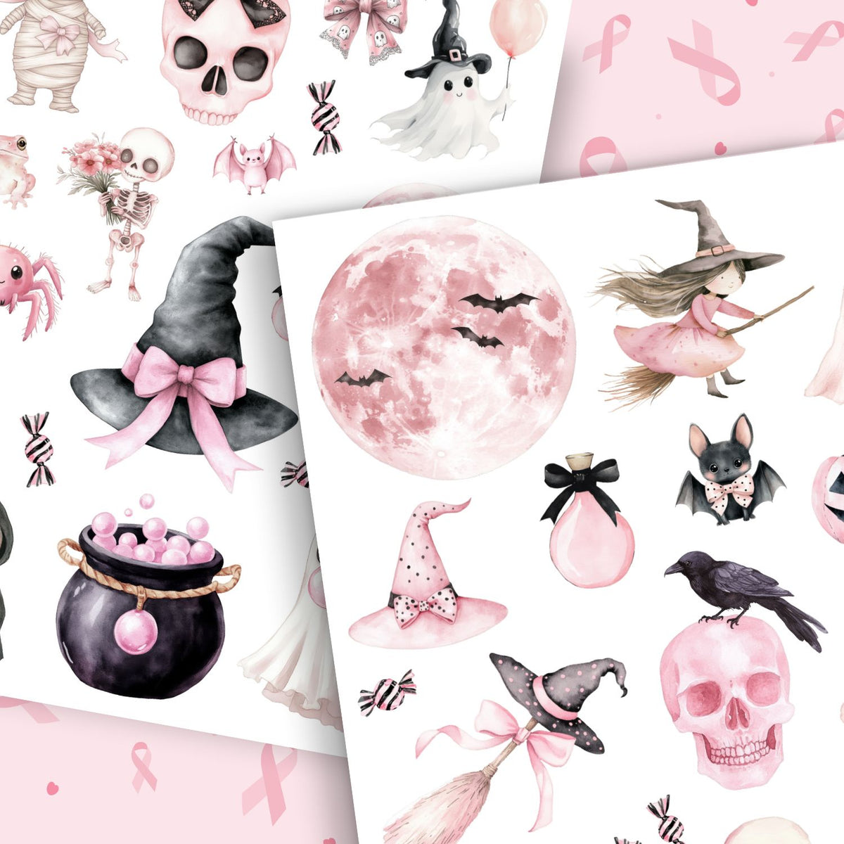 Spooky for a Cause Rub-on Transfer-Rub-on Transfer-Essential Stencil