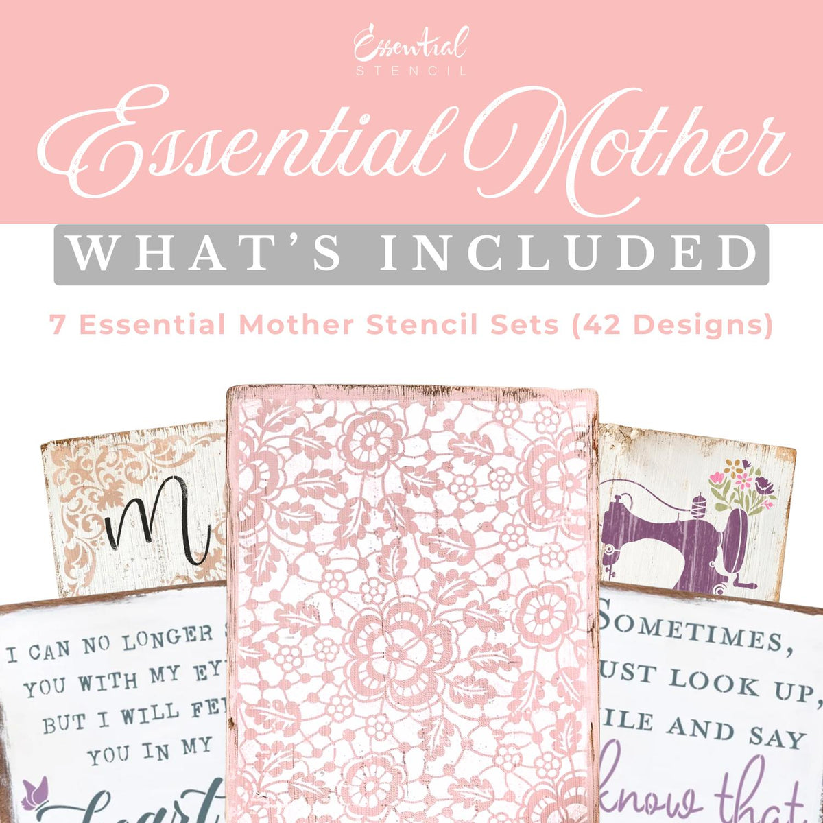 Essential Mother Stencil Bundle-Mother's Day-Essential Stencil