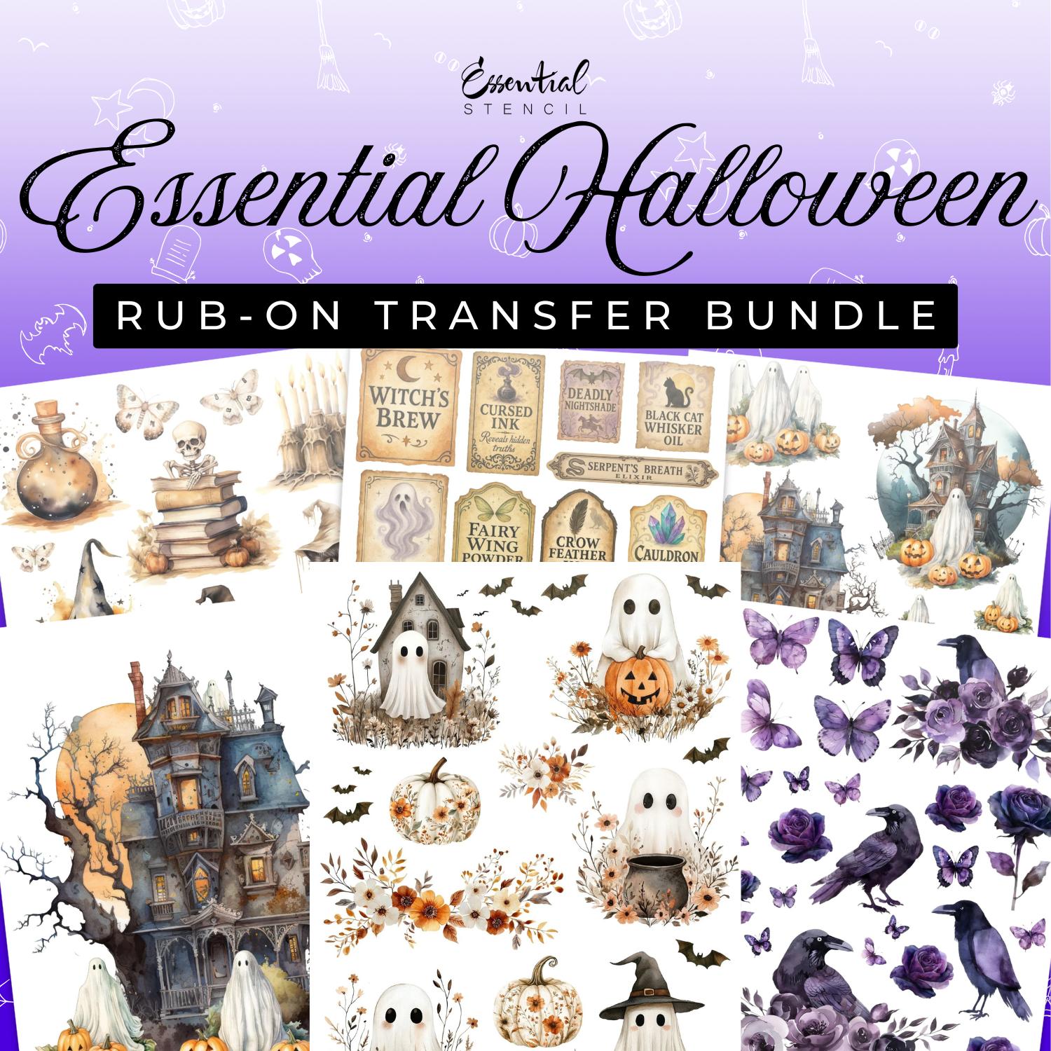 Essential Halloween Transfer Bundle-Bundle-Essential Stencil