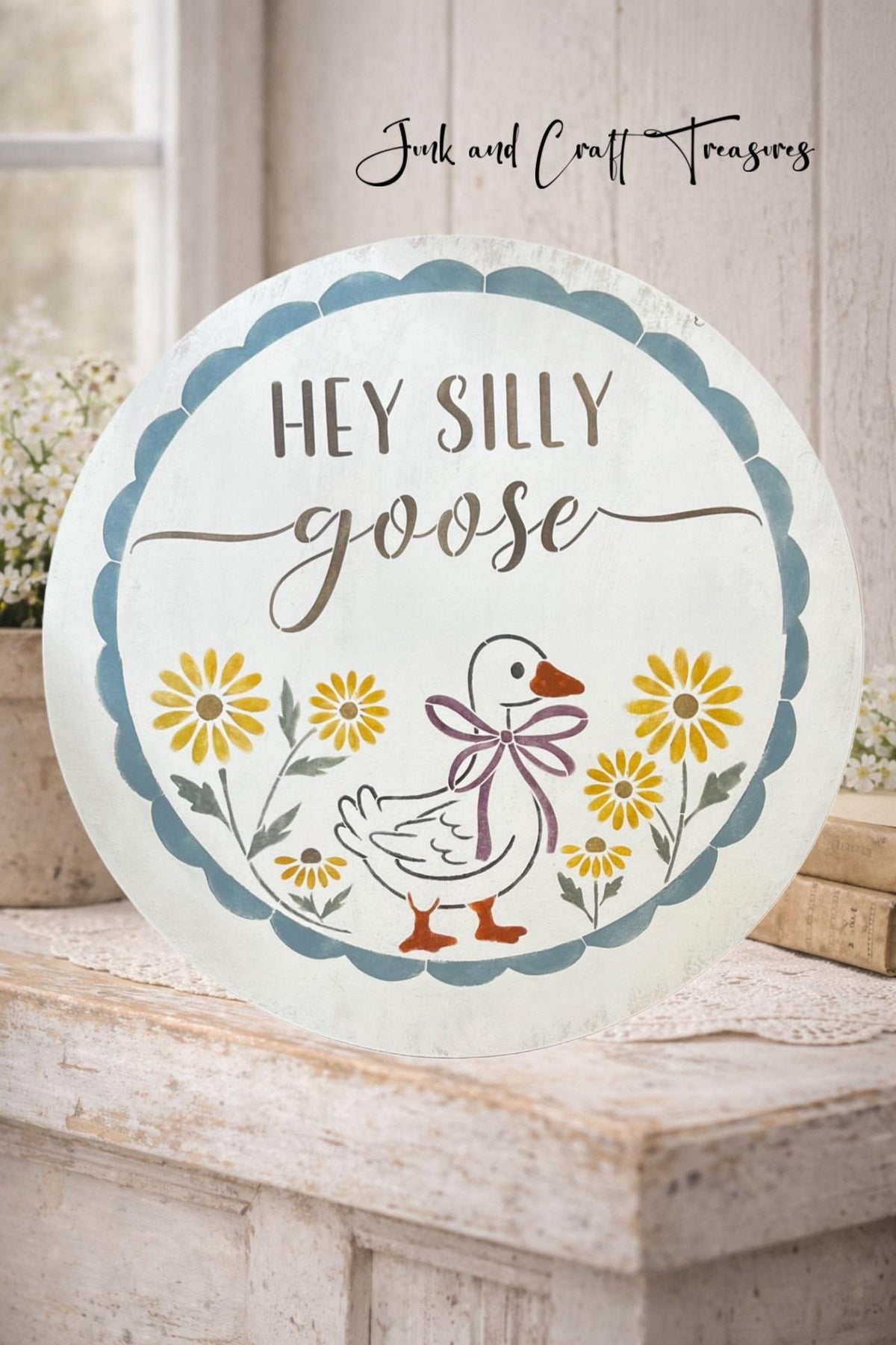Hey Silly Goose-Spring-Essential Stencil