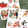 Retro Christmas Transfer Set