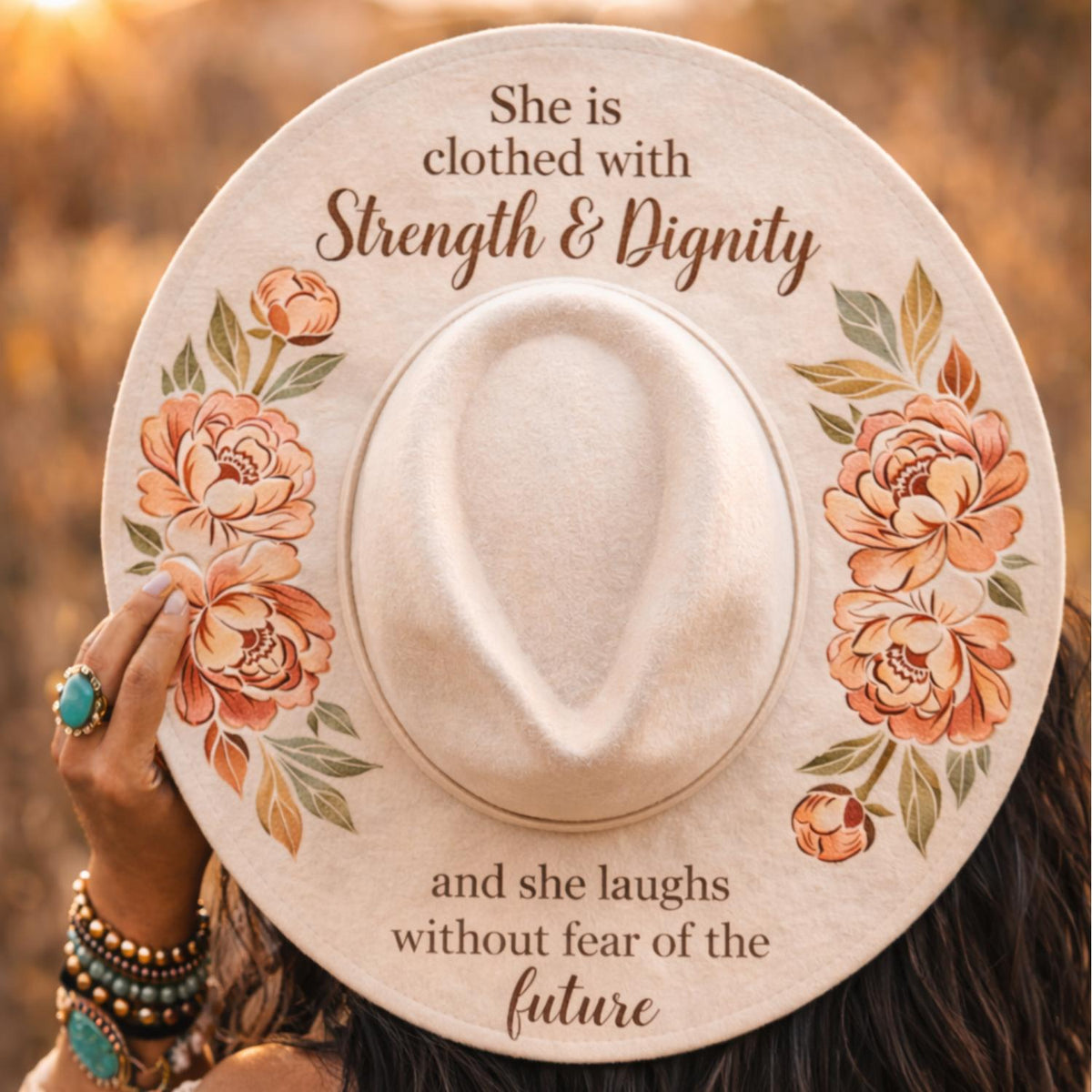Strength & Dignity-Hat Stencil-Essential Stencil