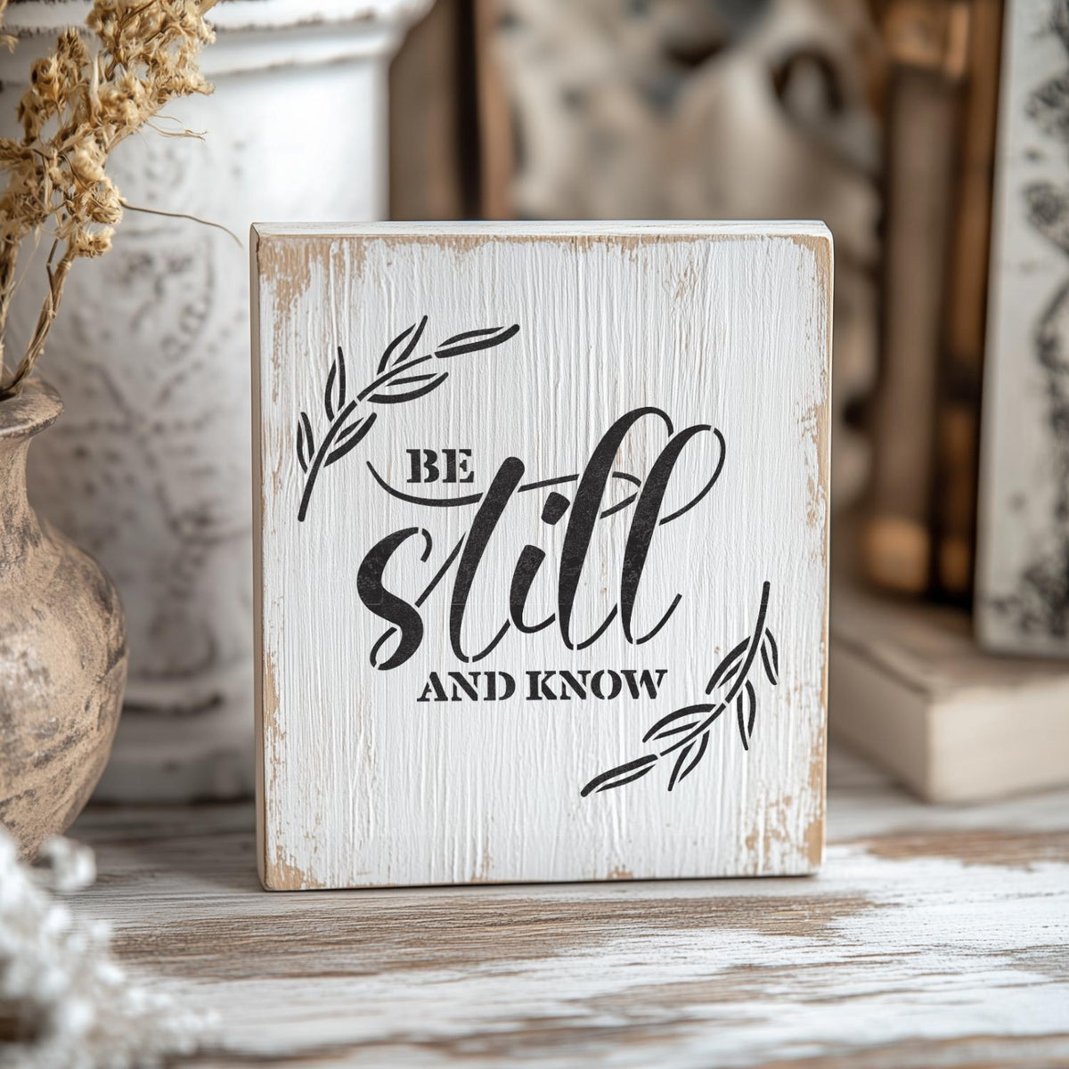 Be Still Mini Set (3 Pack)-Scripture-Essential Stencil