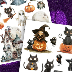 Moonlight Mischief Rub-on Transfer Set-Rub-on Transfer-Essential Stencil