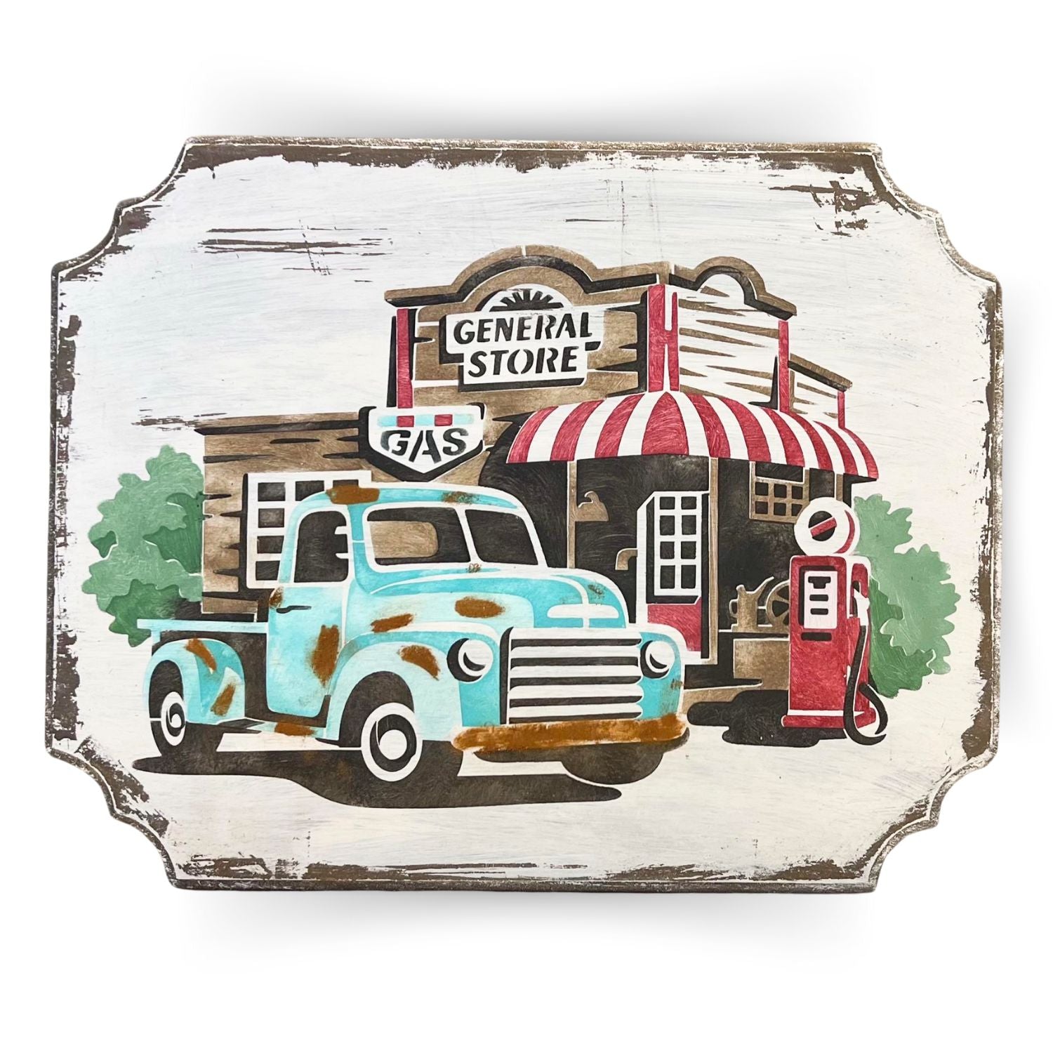 Layered General Store Vintage Truck Stencil-Collaboration-Essential Stencil