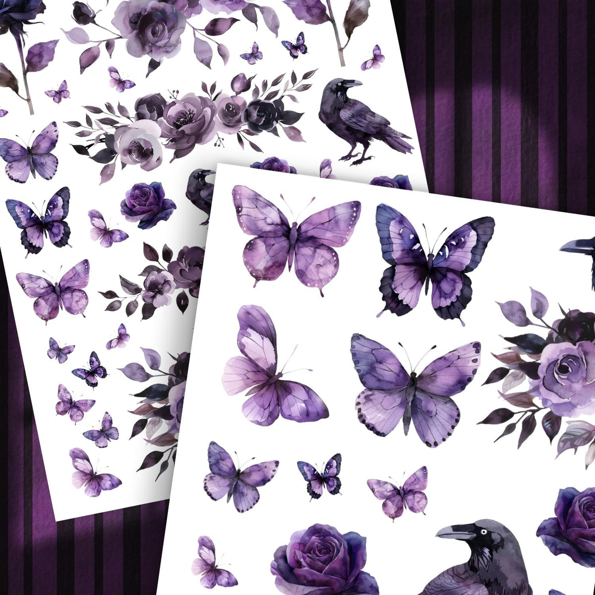 Mystical Garden Rub-on Transfer Set-Rub-on Transfer-Essential Stencil