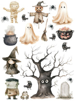 Halfway to Halloween Transfer Bundle-Halloween-Essential Stencil