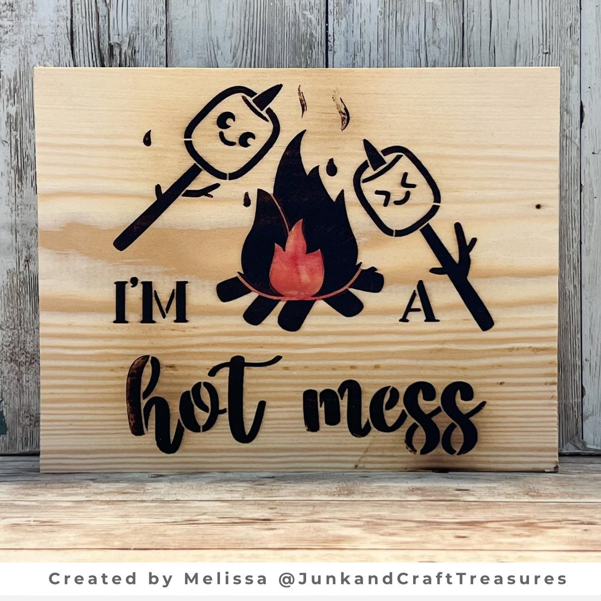 S'Mores Mini Stencil 3pk-Fathers Day-Essential Stencil