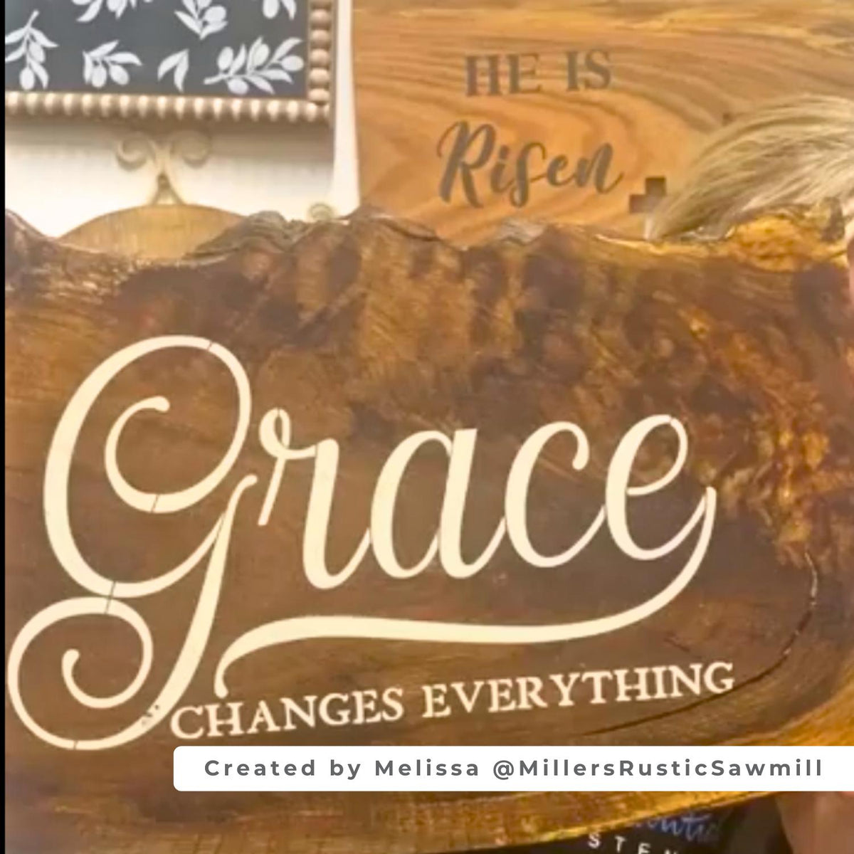 Grace Changes Everything Stencil-Scripture-Essential Stencil