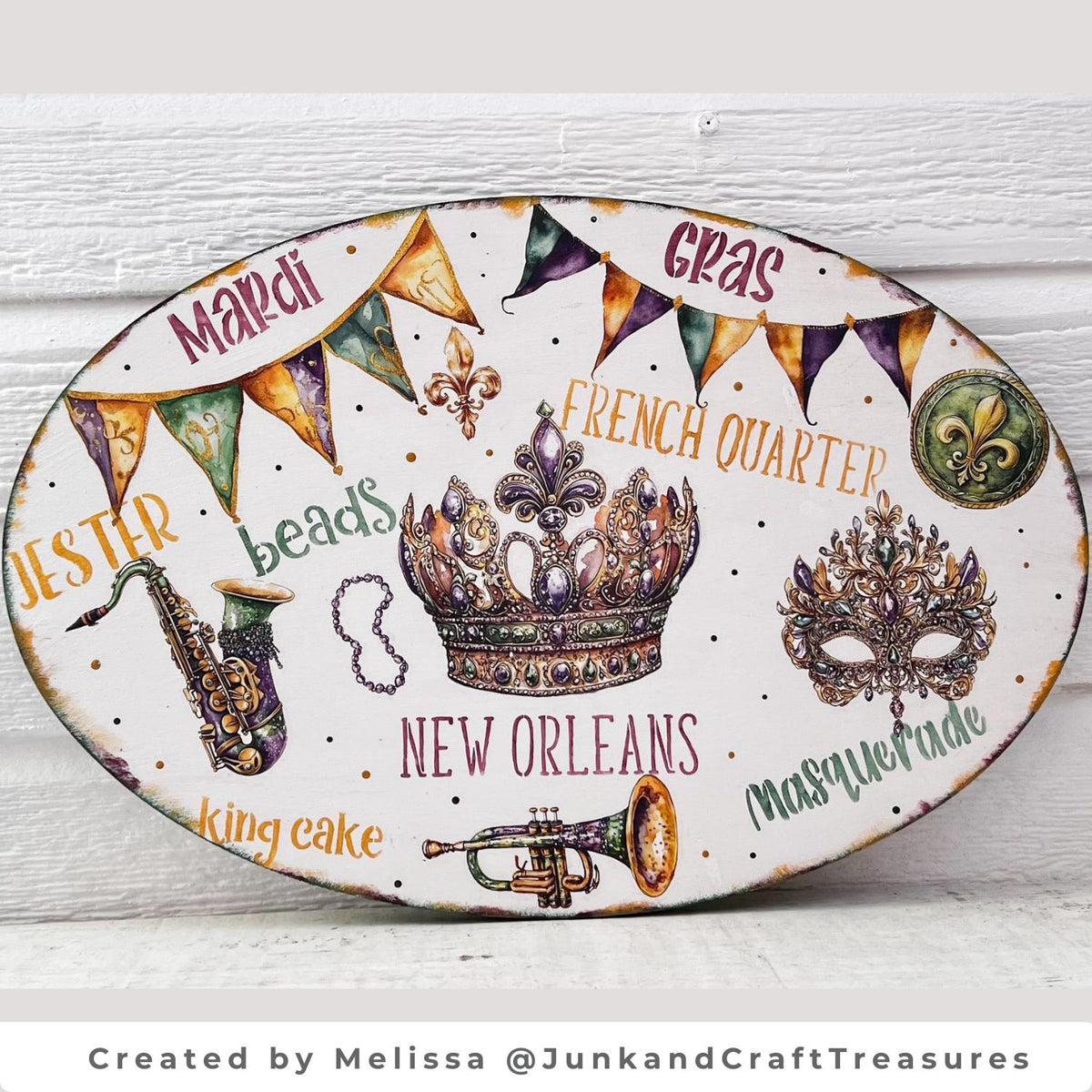 Mardi Gras Masquerade Rub-on Transfer Set