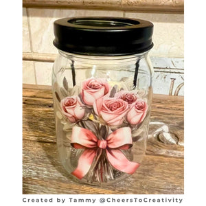 Cute Blush Valentine Rub-on Transfer Set-Rub-on Transfer-Essential Stencil