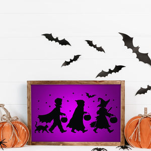 Trick or Treaters Stencil-Halloween-Essential Stencil