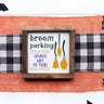 Broom Parking Stencil Set