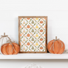 Pumpkin Harvest Pattern Stencil