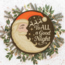 Vintage Santa Moon Layering Stencil