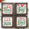 Peace Joy Noel Love Stencil Set