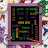 Mardi Gras Word Set