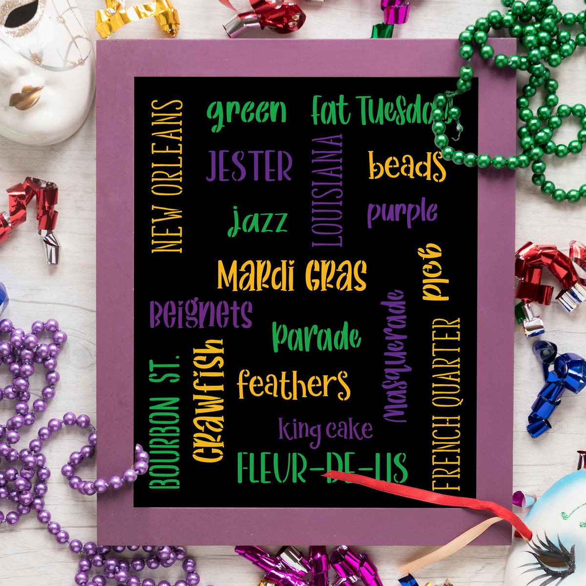St. Patrick's & Mardi Gras 2026 Bundle-Stencil-Essential Stencil