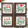 Peace Joy Noel Love Stencil Set