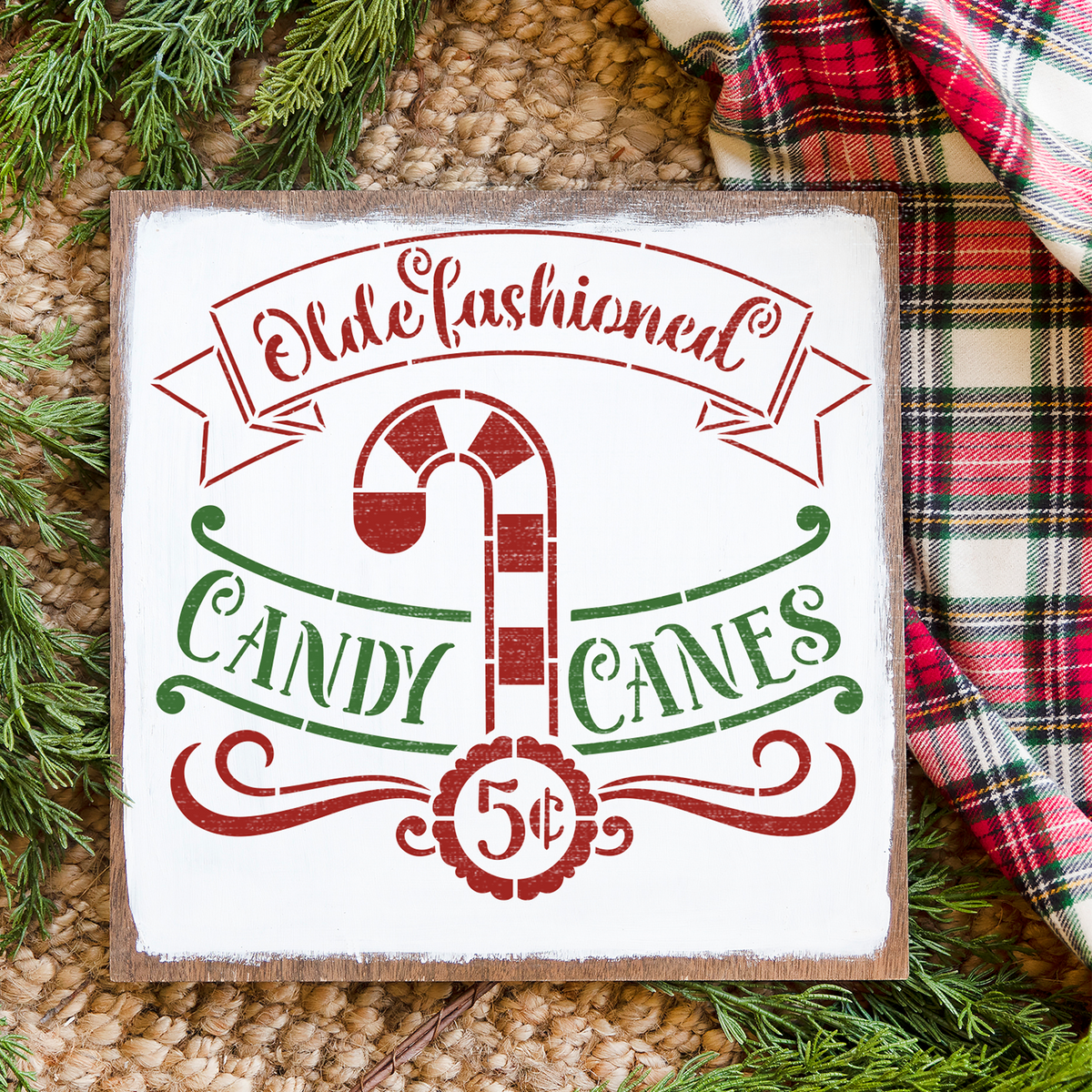 Candy Cane Lane Stencil Set