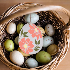 Floral Egg Mini Tags 3.5 x 6 4pk Stencil-Easter-Essential Stencil