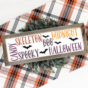 Halloween 1" Words Stencils (20pcs)-Halloween-Essential Stencil