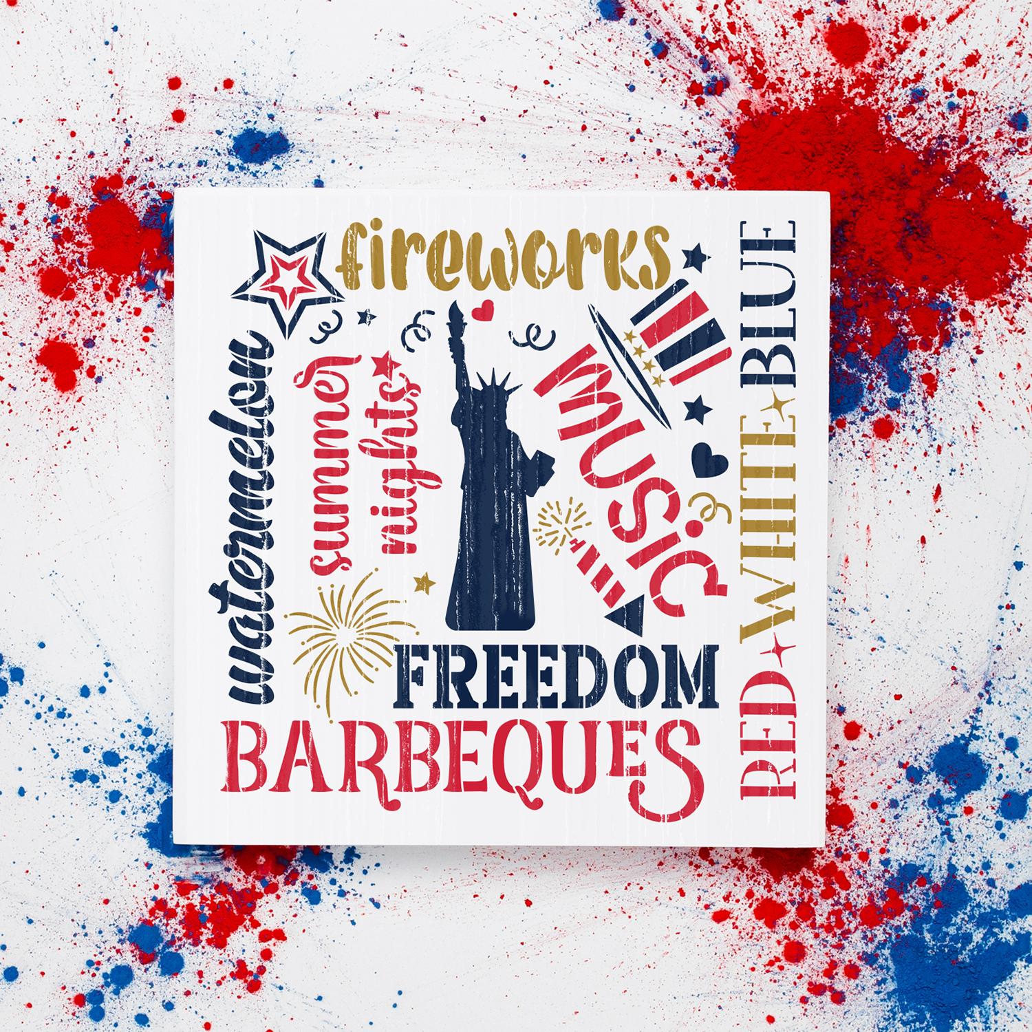 Patriotic 2026 Stencil Bundle-Patriotic-Essential Stencil