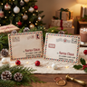 Christmas Postage to Santa Stencil