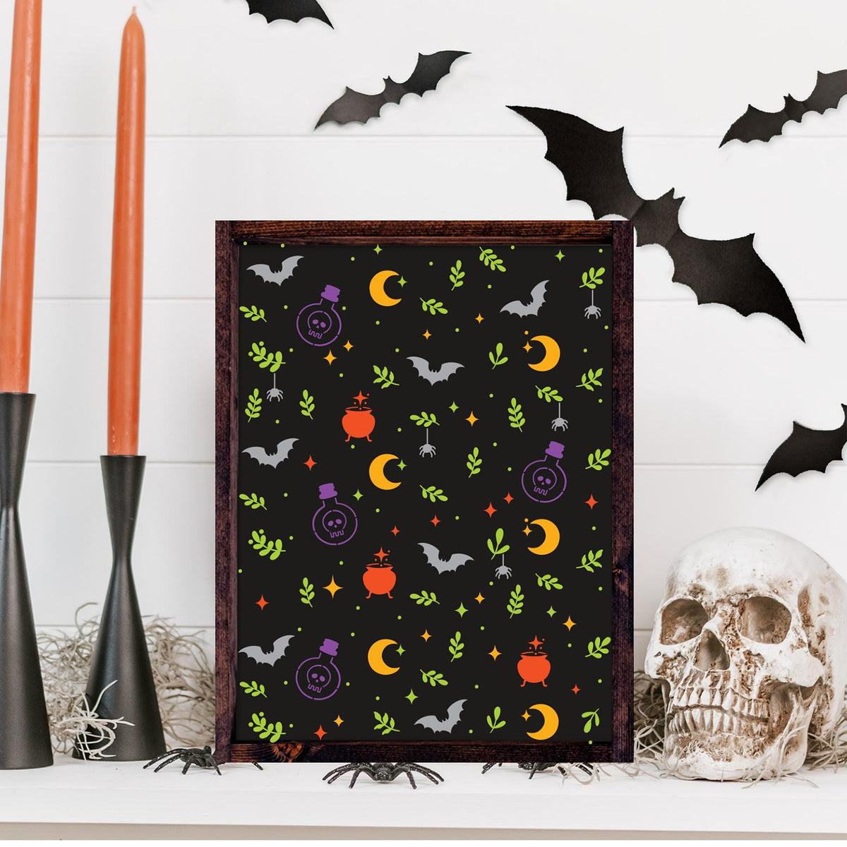 Midnight Apothecary Pattern Stencil-Halloween-Essential Stencil